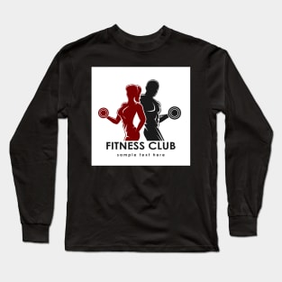 Fitness Emblem Long Sleeve T-Shirt